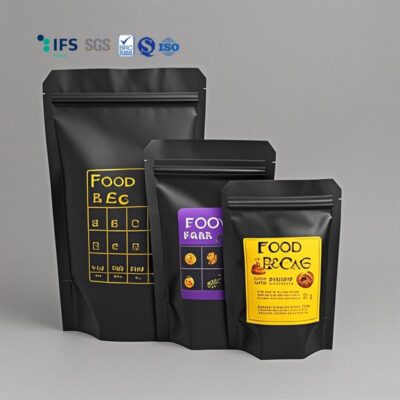 Black Foil Ziplock Bags