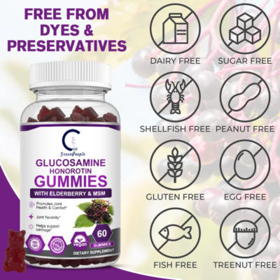 Gummies & Elderberry Relieve soreness Supplement