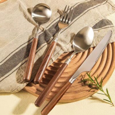 3-1-2.jpg Wood Handle Stainless Steel Cutlery Set