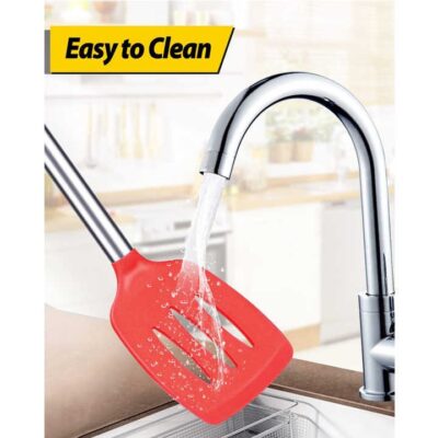 Silicone Utensils Stainless Steel Handles