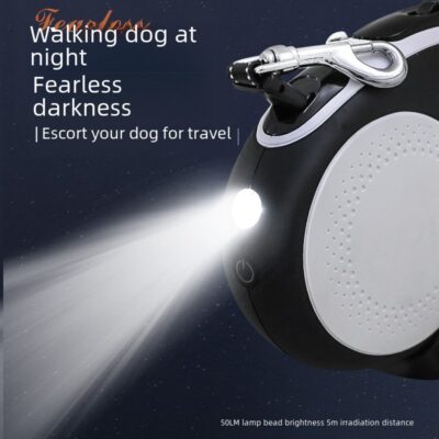LED Retractable Pet Traction Rope